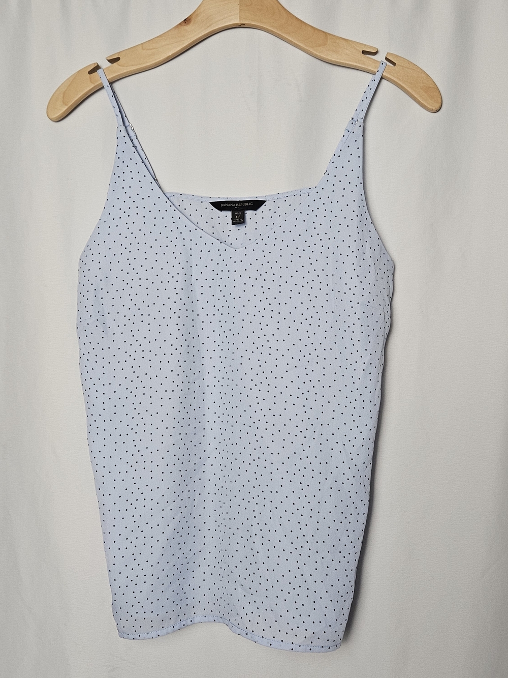 Banana Republic Light Blue Polka Dot Camisole